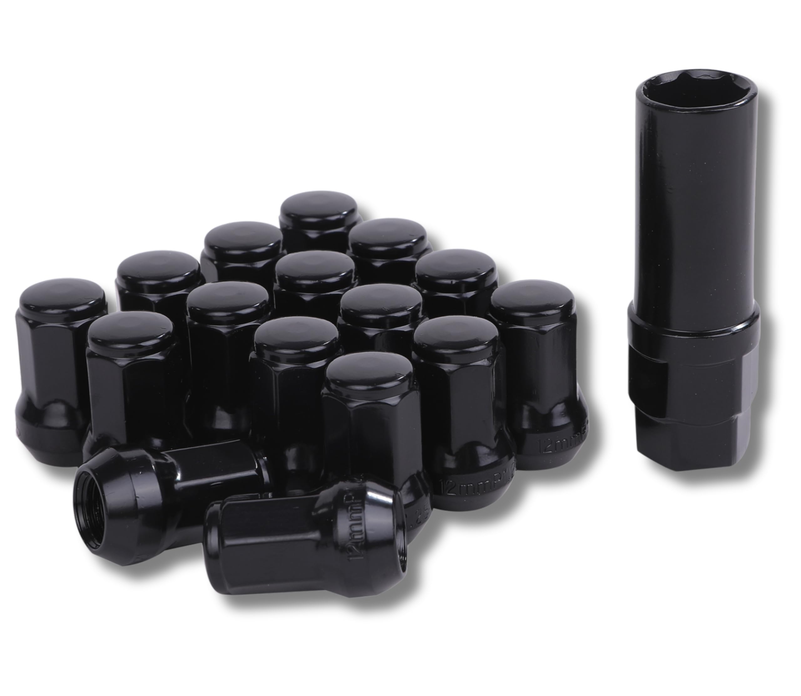 Amazon.co.jp: [Partools] ロック ナット ブラック 車用 タイヤ